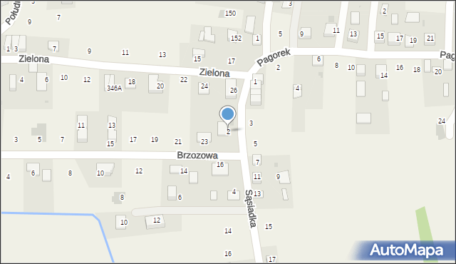 Krzeczów, Sąsiadka Zdzisława, ks., 2, mapa Krzeczów