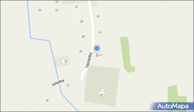 Krzeczów, Sąsiadka Zdzisława, ks., 23, mapa Krzeczów