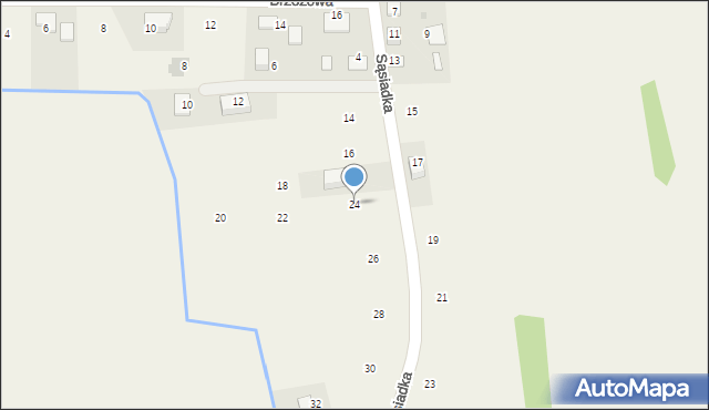 Krzeczów, Sąsiadka Zdzisława, ks., 24, mapa Krzeczów