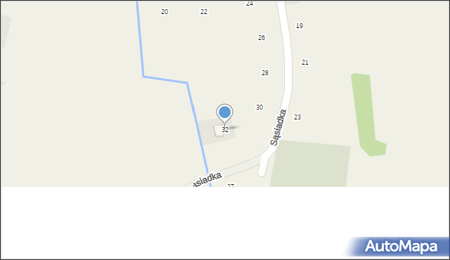 Krzeczów, Sąsiadka Zdzisława, ks., 32, mapa Krzeczów