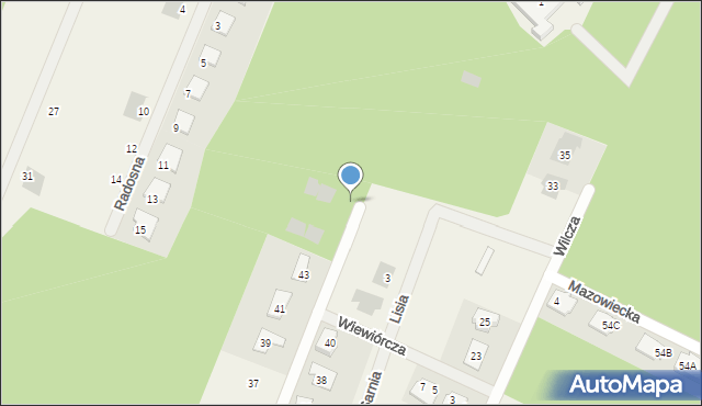 Księżyno, Sarnia, 49, mapa Księżyno