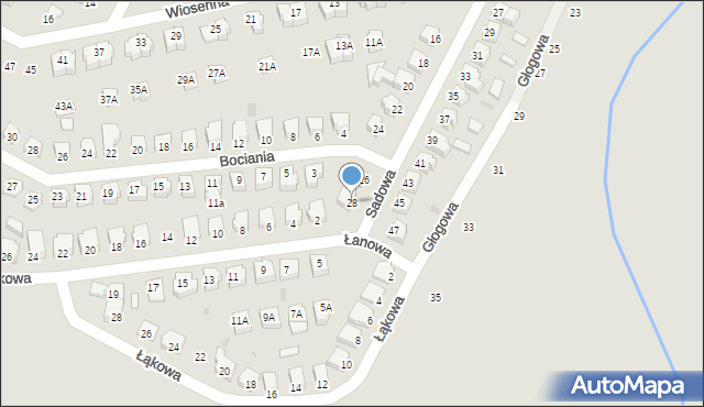 Kutno, Sadowa, 28, mapa Kutno