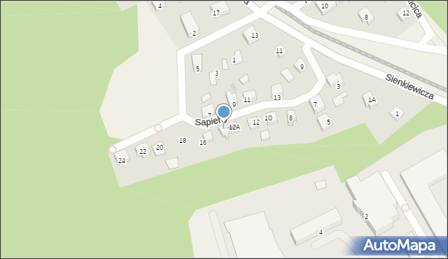 Łapino, Sapiehy Pawła, 14, mapa Łapino