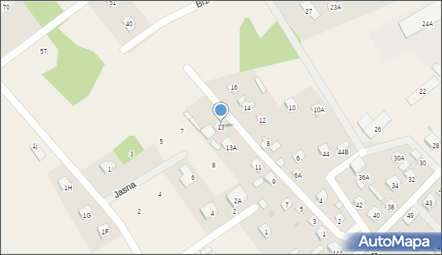 Leoncin, Sadowa, 13, mapa Leoncin