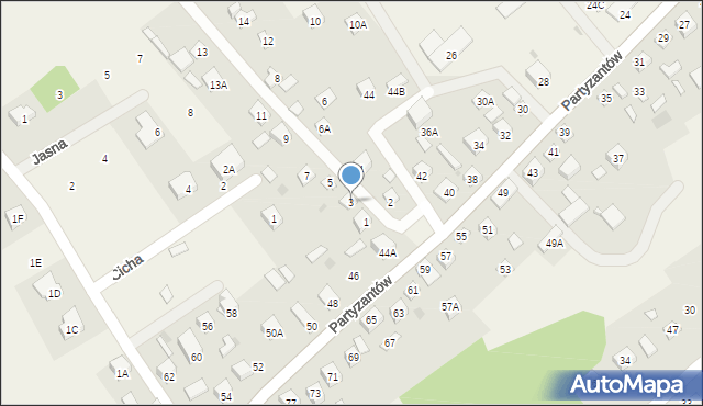 Leoncin, Sadowa, 3, mapa Leoncin