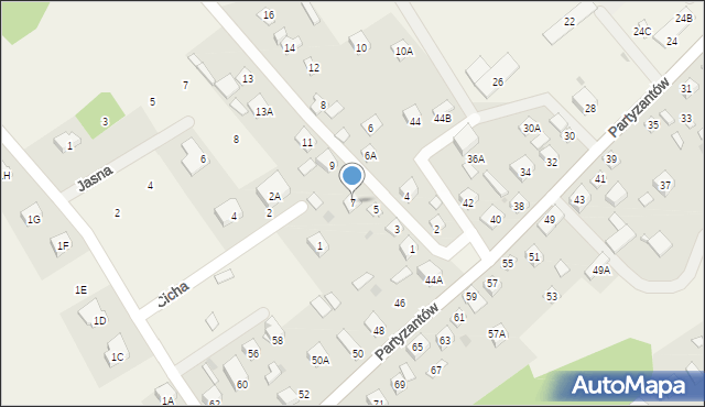 Leoncin, Sadowa, 7, mapa Leoncin