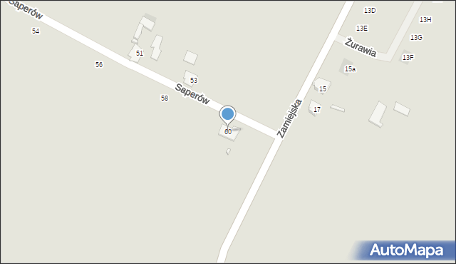 Lipsk, Saperów, 60, mapa Lipsk