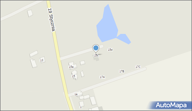 Lubawa, Sadowa, 15c, mapa Lubawa