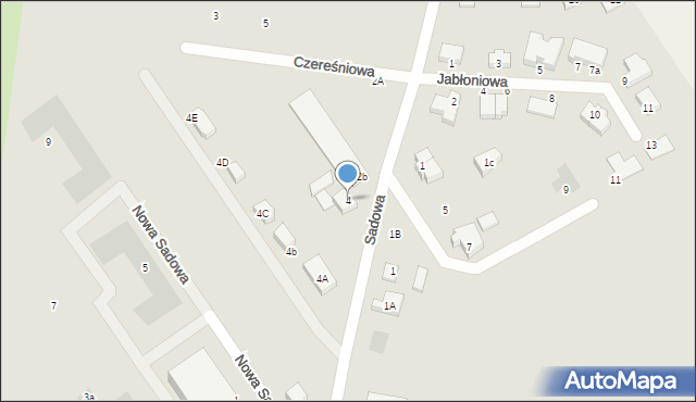 Lubawa, Sadowa, 4, mapa Lubawa