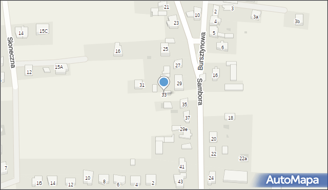 Lubiszewo Tczewskie, Sambora, 33, mapa Lubiszewo Tczewskie