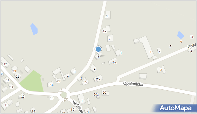 Lwówek, Sadowa, 6, mapa Lwówek