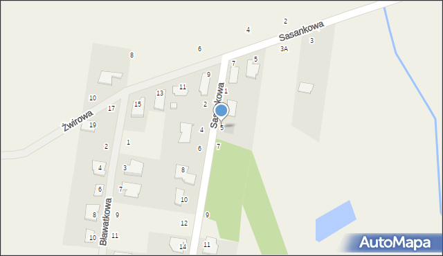 Machnacz, Sasankowa, 5, mapa Machnacz