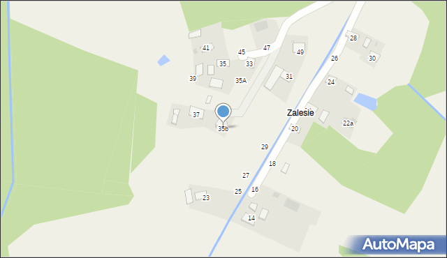 Mokrzyska, Sąsiedzka, 35b, mapa Mokrzyska