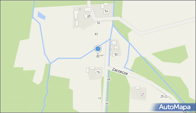 Mokrzyska, Sąsiedzka, 81, mapa Mokrzyska