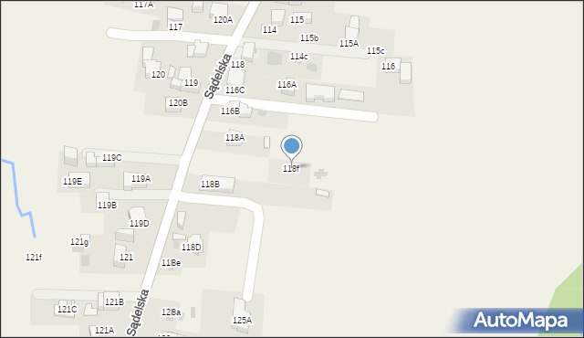 Murzasichle, Sądelska, 118f, mapa Murzasichle