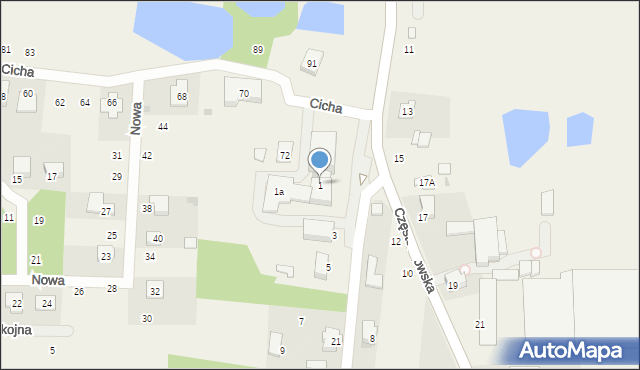 Mykanów, Samorządowa, 1, mapa Mykanów