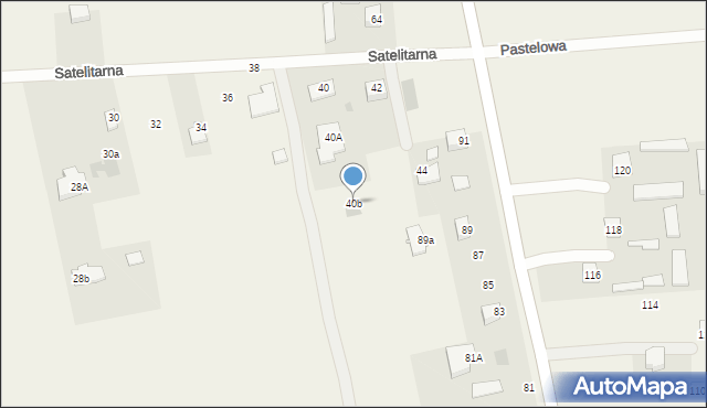 Natalin, Satelitarna, 40b, mapa Natalin
