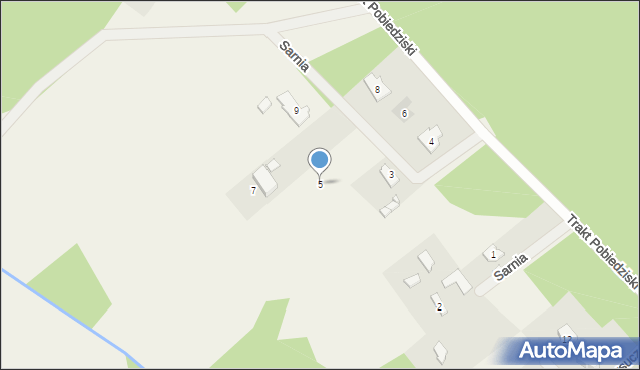 Nekielka, Sarnia, 5, mapa Nekielka