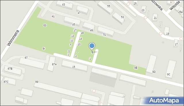 Niepołomice, Sąsiedzka, 5, mapa Niepołomice