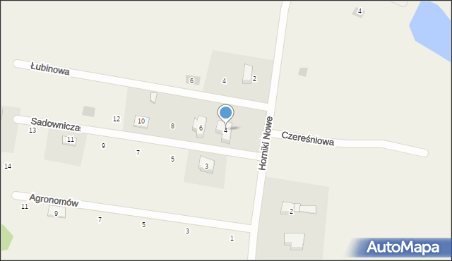 Nowa Karczma, Sadownicza, 4, mapa Nowa Karczma
