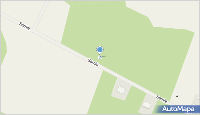 Nowa Łuka, Sarnia, 10, mapa Nowa Łuka