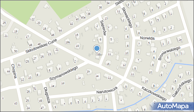 Nowa Sól, Saperów, 12, mapa Nowa Sól