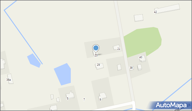 Nowa Wieś, Saturna, 23, mapa Nowa Wieś