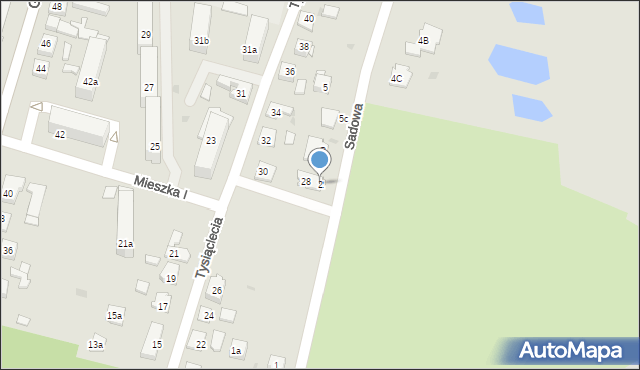 Nowe Miasto Lubawskie, Sadowa, 2, mapa Nowe Miasto Lubawskie