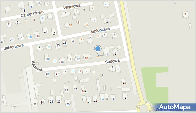Nowe Miasto nad Pilicą, Sadowa, 6, mapa Nowe Miasto nad Pilicą