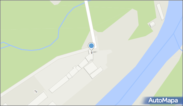 Nysa, Saperska, 9, mapa Nysy