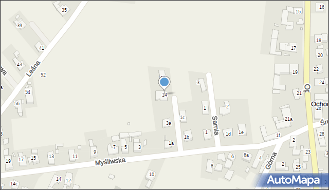 Ochodze, Sarnia, 14, mapa Ochodze