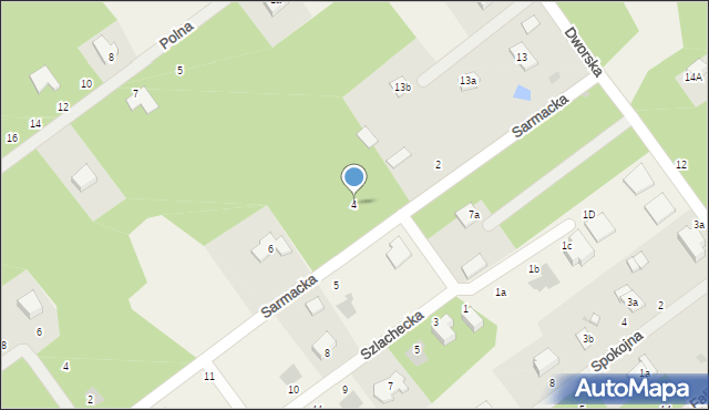 Osowiec, Sarmacka, 4, mapa Osowiec