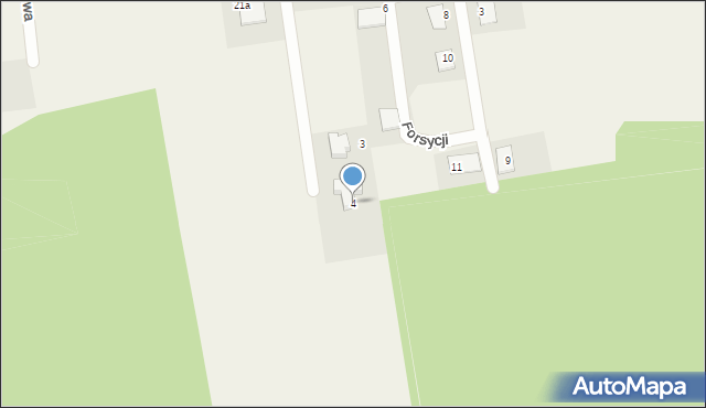 Ostrów, Sasankowa, 4, mapa Ostrów