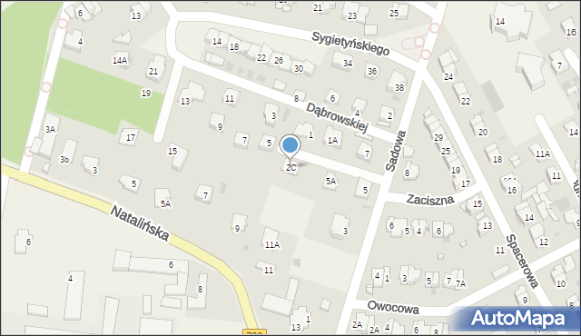 Otrębusy, Sadowa, 2C, mapa Otrębusy