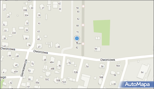 Piastów, Sadowskiego Jana, 78, mapa Piastów