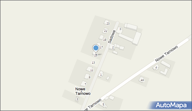 Piechanin, Sadowa, 15, mapa Piechanin