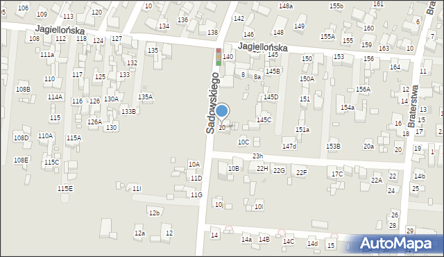 Piekary Śląskie, Sadowskiego Jana, gen., 10, mapa Piekary Śląskie
