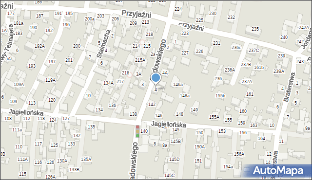 Piekary Śląskie, Sadowskiego Jana, gen., 4, mapa Piekary Śląskie