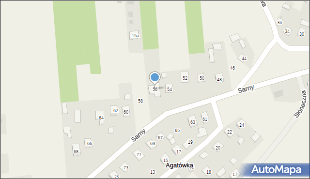 Pilchów, Sarny Józefa, por., 56, mapa Pilchów