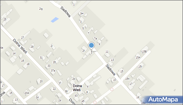 Pilchowice, Sadowa, 2, mapa Pilchowice