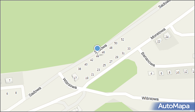 Płoty, Sadowa, 44, mapa Płoty