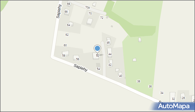 Prusy, Sapiehy Adama Stefana, ks. kard., 52, mapa Prusy