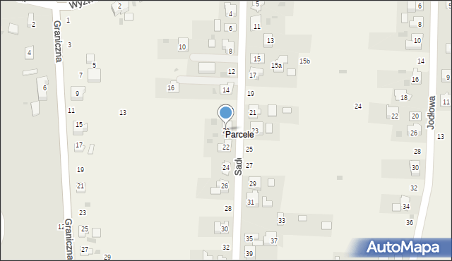 Przecieszyn, Sadowa, 20, mapa Przecieszyn