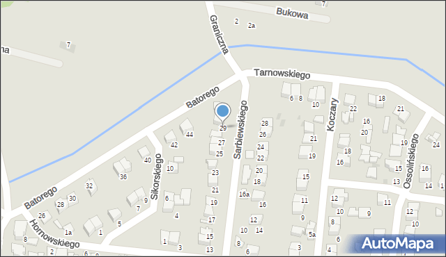 Pułtusk, Sarbiewskiego Macieja Kazimierza, ks., 29, mapa Pułtusk