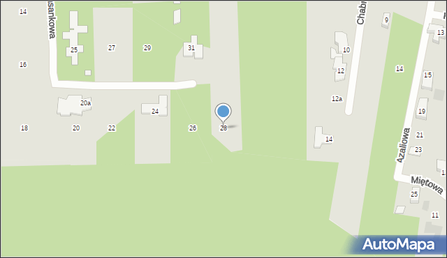 Puszczykowo, Sasankowa, 28, mapa Puszczykowo