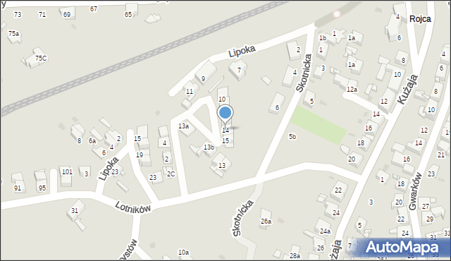 Radzionków, Saperów, 14, mapa Radzionków