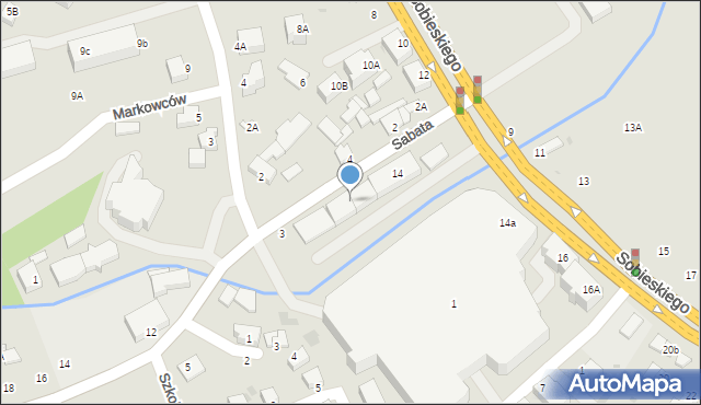 Rumia, Sabata, 1c, mapa Rumia