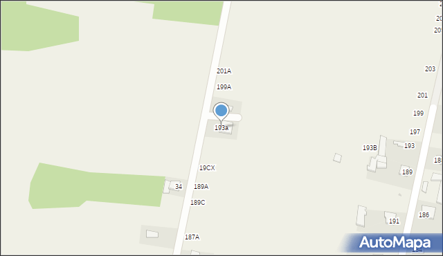 Sabaudia, Sabaudia, 193a, mapa Sabaudia