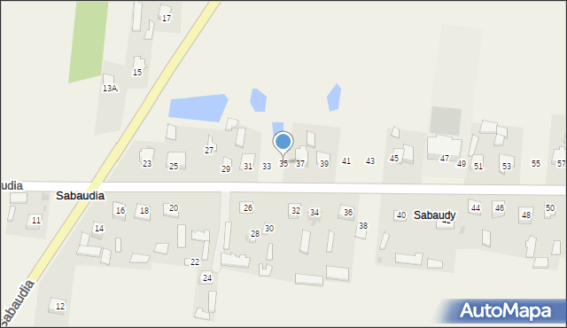 Sabaudia, Sabaudia, 35, mapa Sabaudia