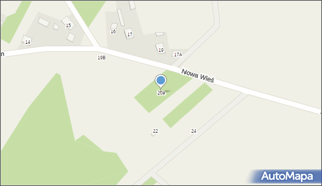 Sąchocin, Sąchocin, 20a, mapa Sąchocin